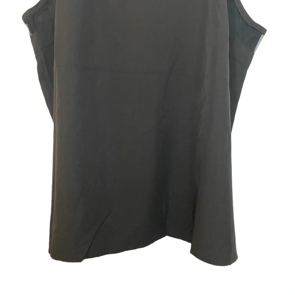 Black Spaghetti Strap Top 2XL, Soft & Sultry Layering Piece - Picture 4 of 6